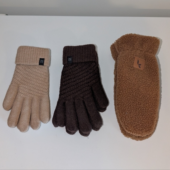 Avalanche Accessories - SET OF 3 Gloves/Mittens NWOT